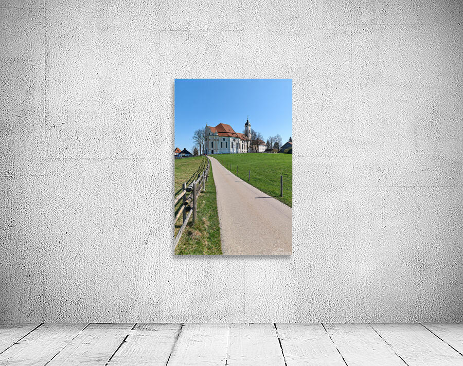 Visit wieskirche on the romantic road in bavaria germany Wall Preview