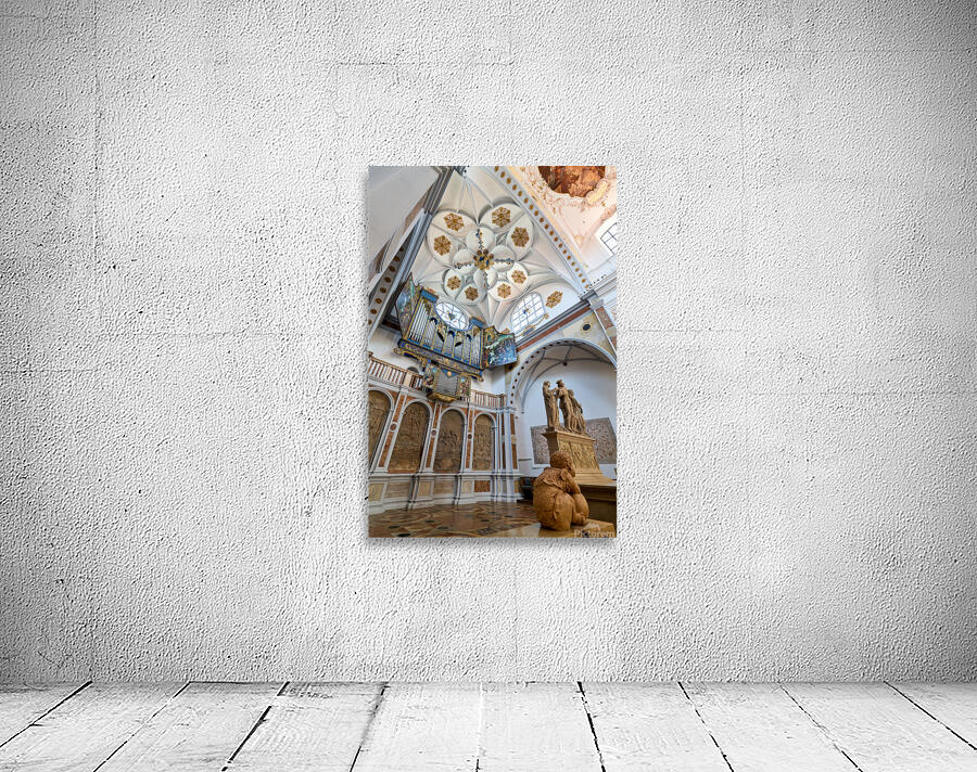 Church interior in Augsburg along Germanys Romantic Road Wall Preview