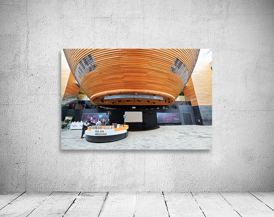 Entrance area of Auckland War Memorial Museum in Auckland New Ze Wall Preview