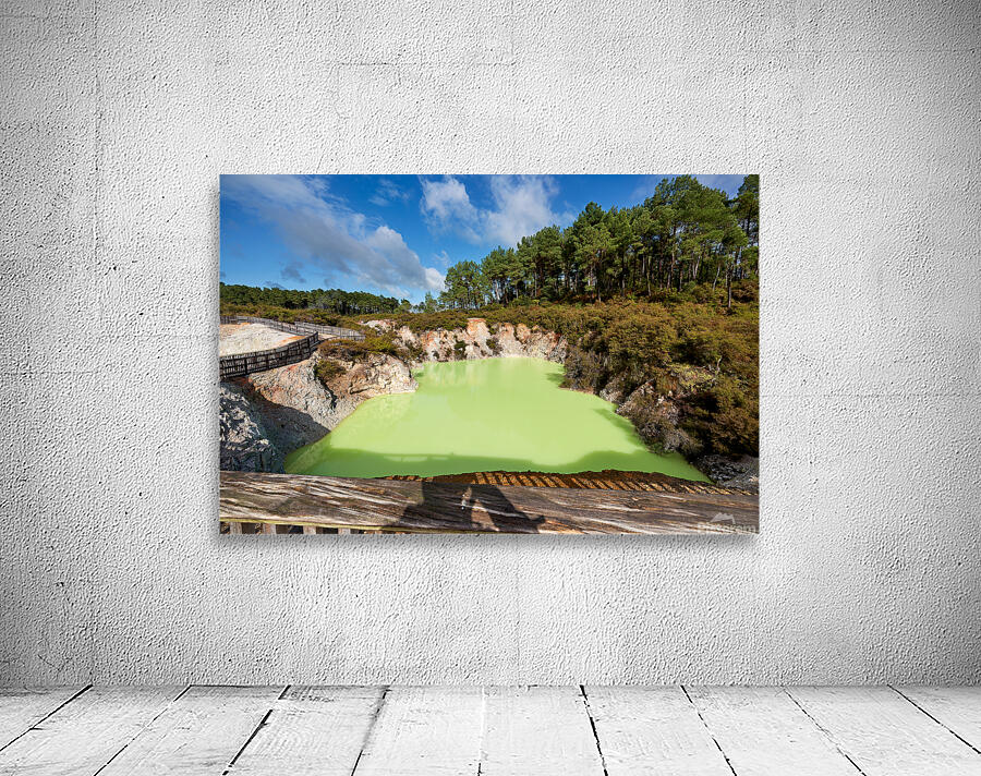 Views of devils bath in waiotapu thermal wonderland rotorua Wall Preview