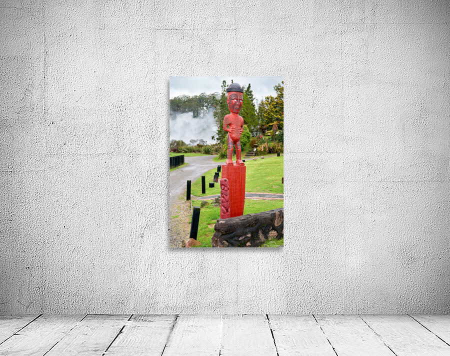 Explore Whakarewarewa village in Rotorua New Zealand with carvi Wall Preview