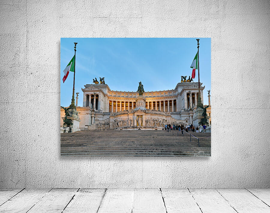 Visit to victor emmanuel ii national monument in rome italy Wall Preview