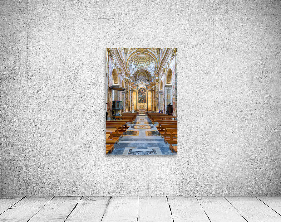 Church of St. Louis of the French in Rome showcases interior des Wall Preview