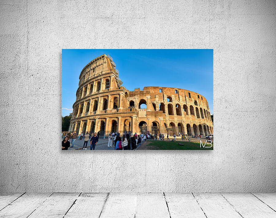 Visit Colosseum in Rome Italy during the day Wall Preview