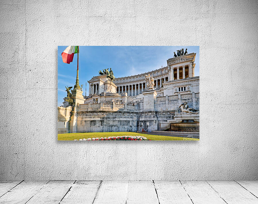 Visit the victor emmanuel ii monument on capitoline hill Wall Preview
