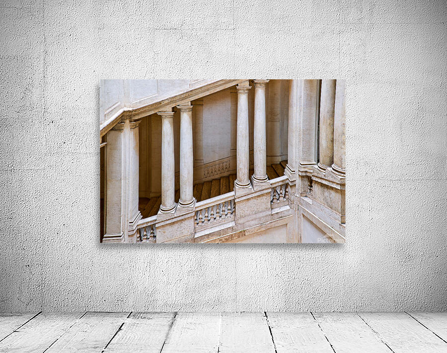 Staircase design in Galleria Nazionale dArte Antica in Rome Wall Preview