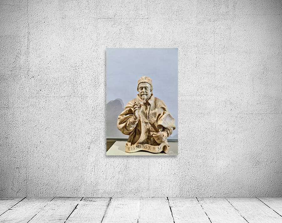 Berninis Clement X bust in Galleria Nazionale dArte Antica Wall Preview