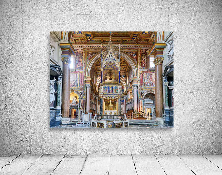 Visit the archbasilica cathedral of the most holy savior in rome Wall Preview