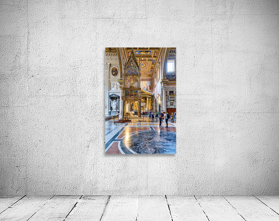 Exploring the archbasilica cathedral in rome Wall Preview
