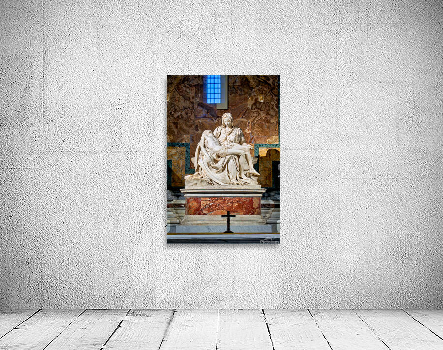 Michelangelos pieta at saint peters basilica in rome italy Wall Preview