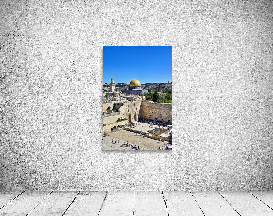 View of Temple Mount and surrounding area in Jerusalem Israel Wall Preview