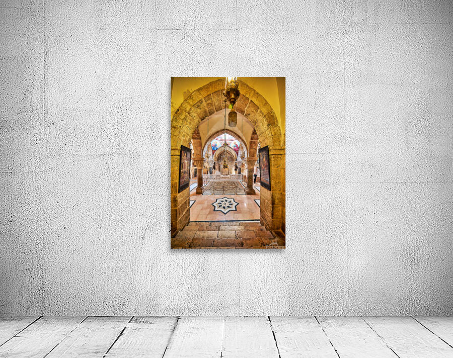 Exploring the church of the Holy Sepulchre in Jerusalem Israel Wall Preview