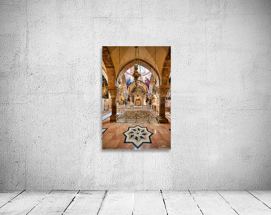 Church of the Holy Sepulchre: a historic design in Jerusalem Wall Room Mockup