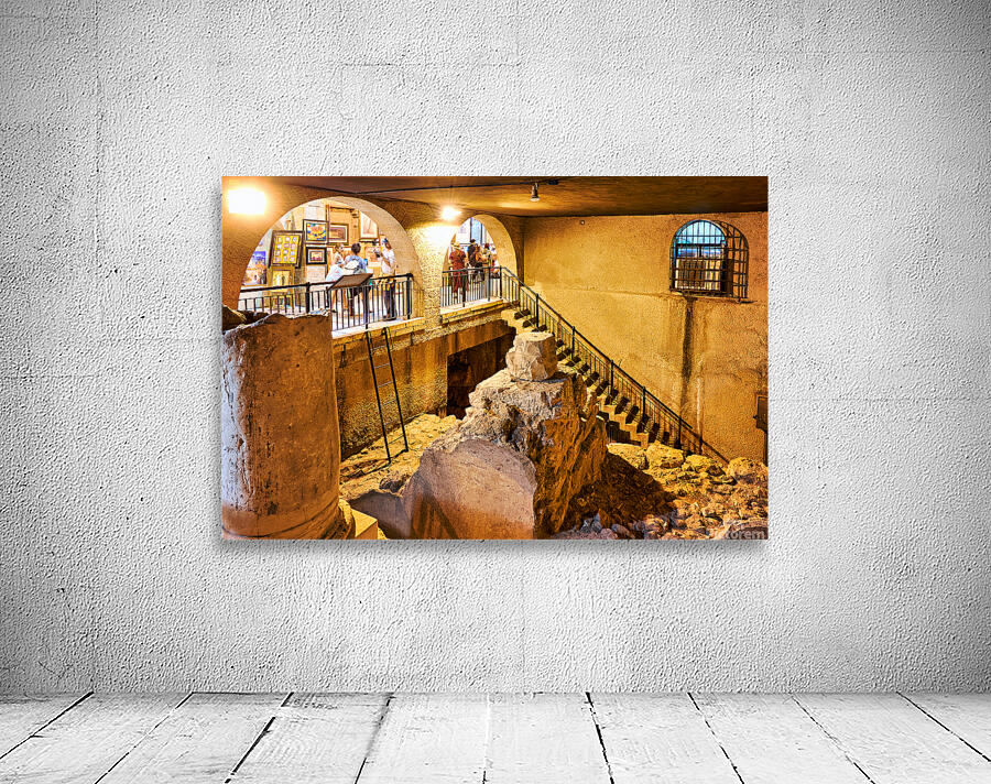 Exploring the cardo in the jewish quarter of jerusalem Wall Preview