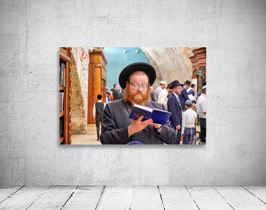 Orthodox Jews pray at the Western Wall in Jerusalem Wall Preview