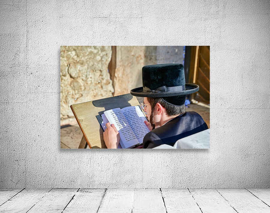 Orthodox Jews at the Wailing Wall in Jerusalem during prayer Wall Preview