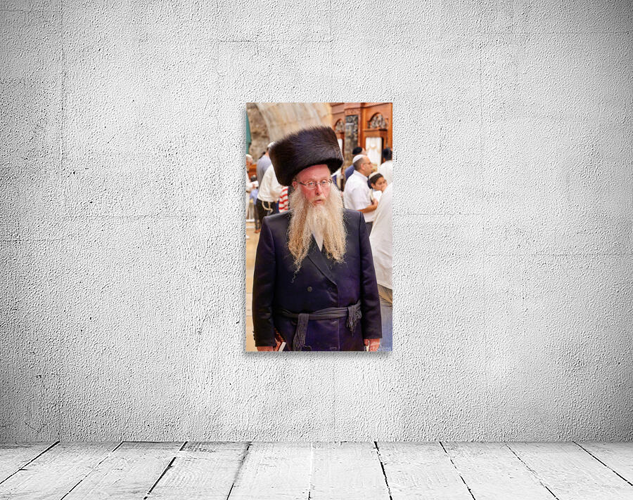 Orthodox Jews pray at the Wailing Wall in Jerusalem Israel Wall Preview