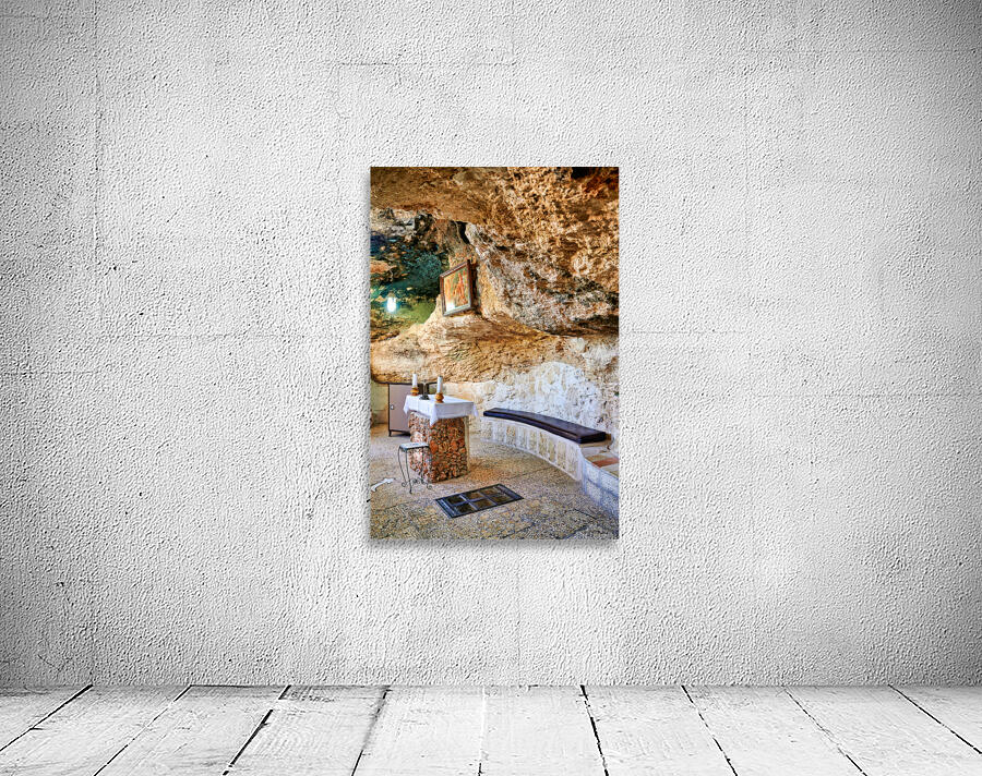 Visit to shepherds field chapel in bethlehem israel Wall Preview