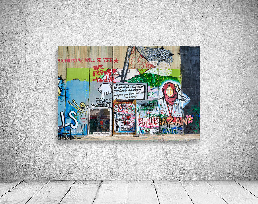 Wall murals in Bethlehem show art and messages in Jerusalem Wall Preview