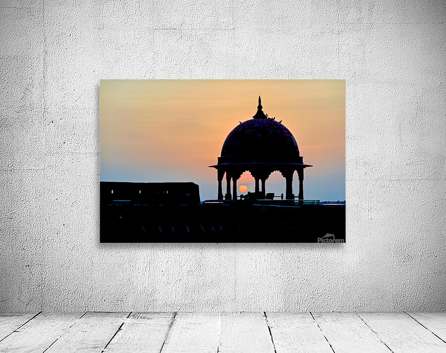 Sunset view at Khimsar Fort in Rajasthan India Wall Preview