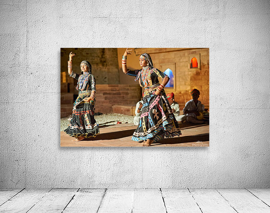 Traditional dance performance in Khimsar Rajasthan showcases cul Wall Preview