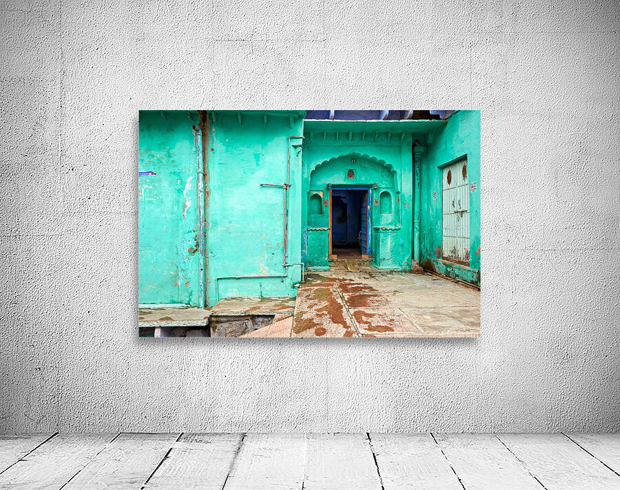 Decorated painted house in Bundi Rajasthan Wall Preview