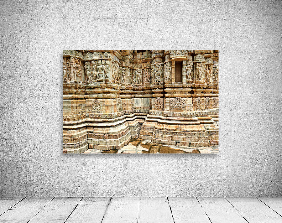 Rajasthan Chittorgarh Fort showcases detailed stone carvings Wall Preview