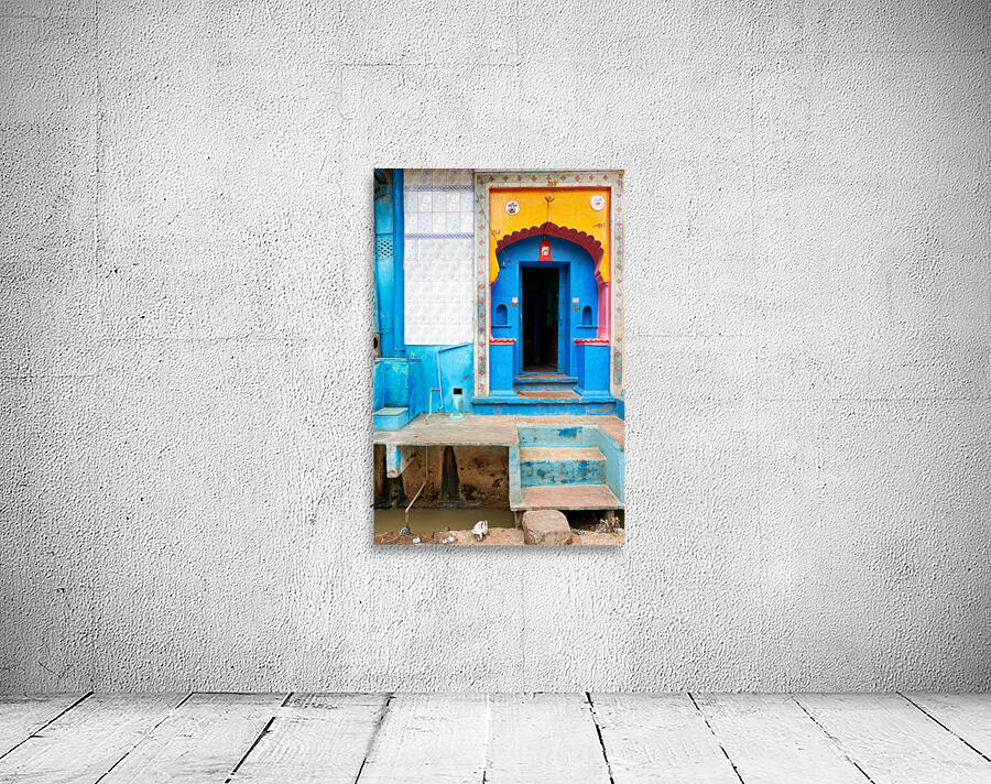 Decorated painted house in Bundi Rajasthan attracts attention Wall Preview