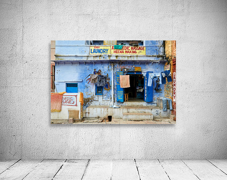 Bundi house showcasing local businesses and laundry Wall Preview