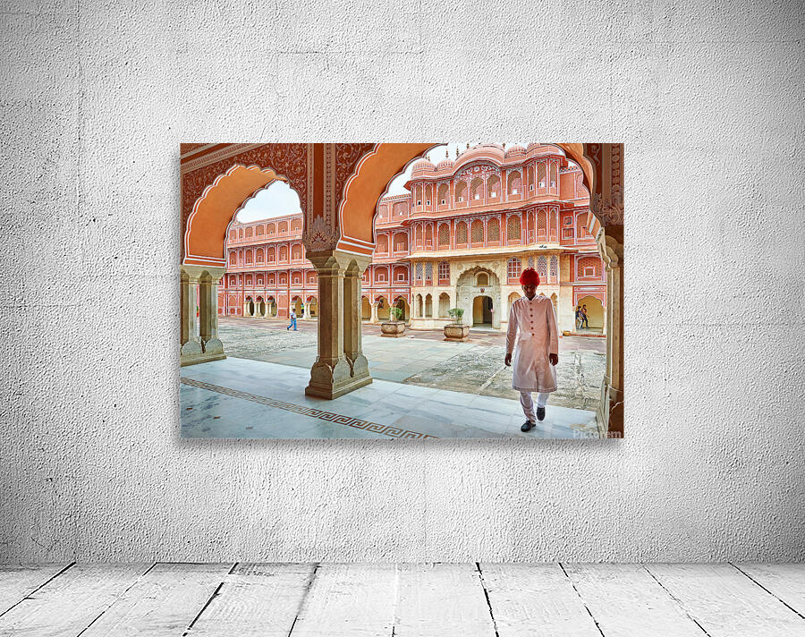 Exploring the City Palace in Jaipur Rajasthan during daytime Wall Preview