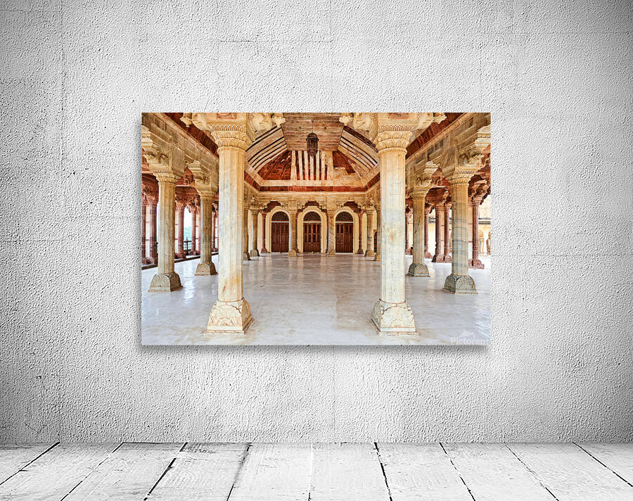 Explore the architecture of Amber Palace in Rajasthan India Wall Preview