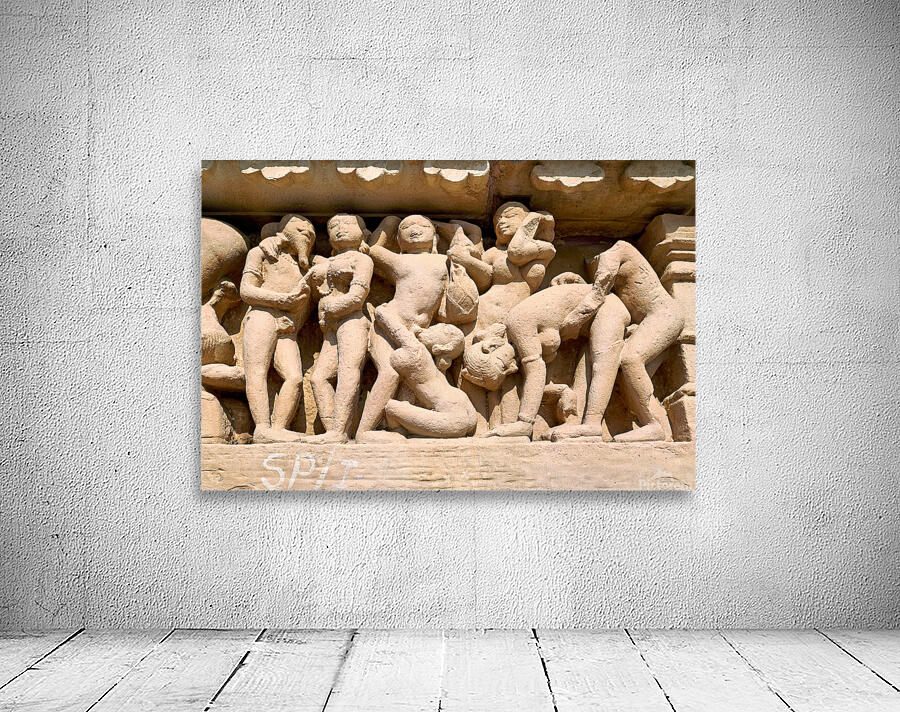 Discovering the intricate carvings at Khajuraho temples Wall Preview