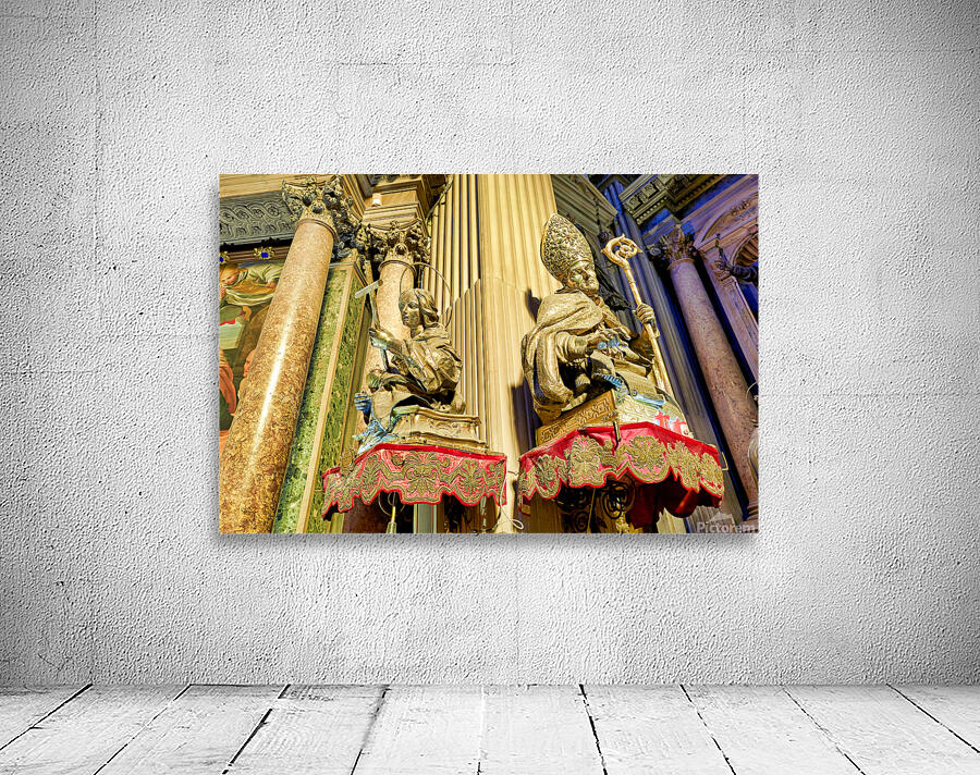 Exploring Naples Cathedral and its notable religious statues Wall Preview