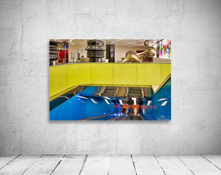 Artwork at Universita metro station in Naples Campania Italy Wall Preview