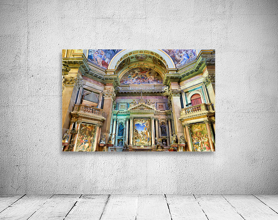 Exploration of naples cathedral in campania italy Wall Preview