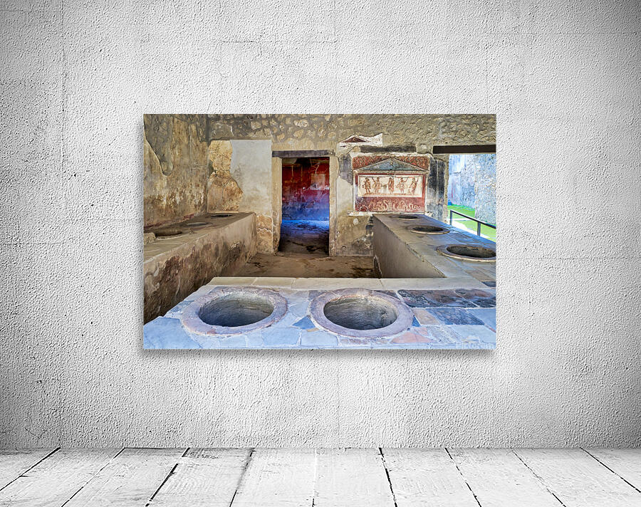 History of ancient Roman city of Pompeii in Naples Campania Ital Wall Preview