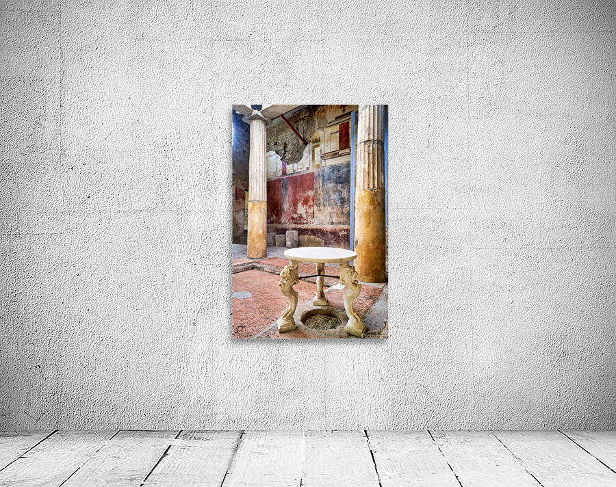 Explore ancient Roman life in Pompeii ruins of Naples Campania I Wall Preview