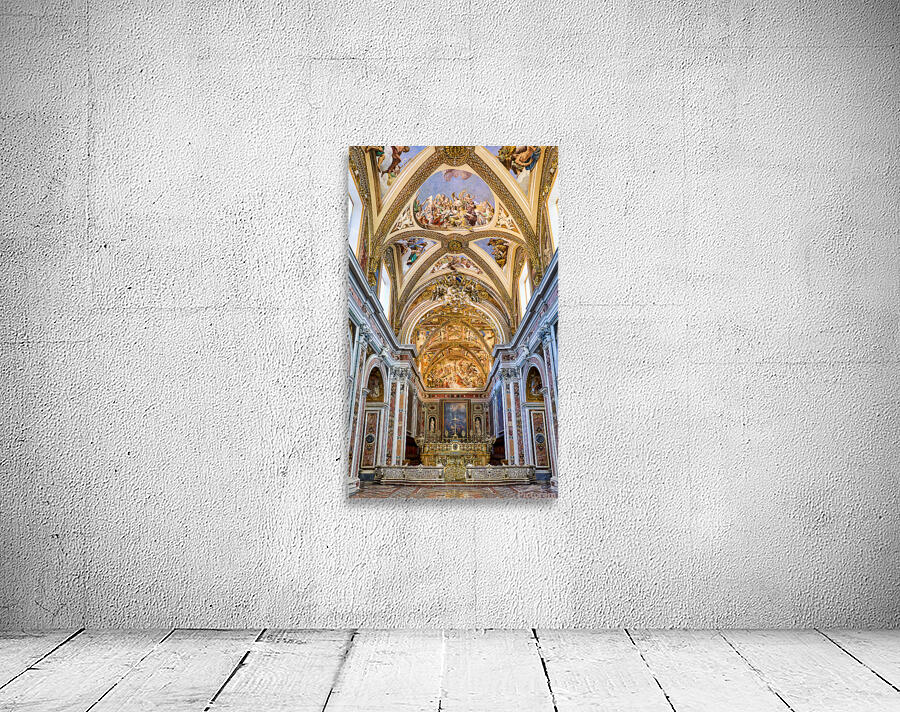 Visitors explore Certosa di San Martino in Naples Wall Preview