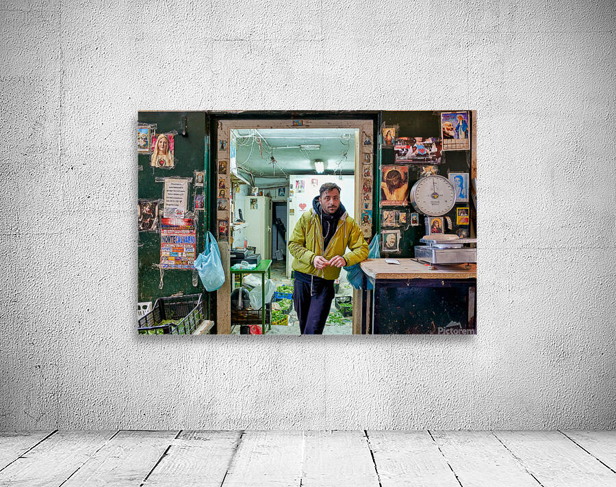 Greengrocer in Quartieri Spagnoli Naples Italy during daytime Wall Preview