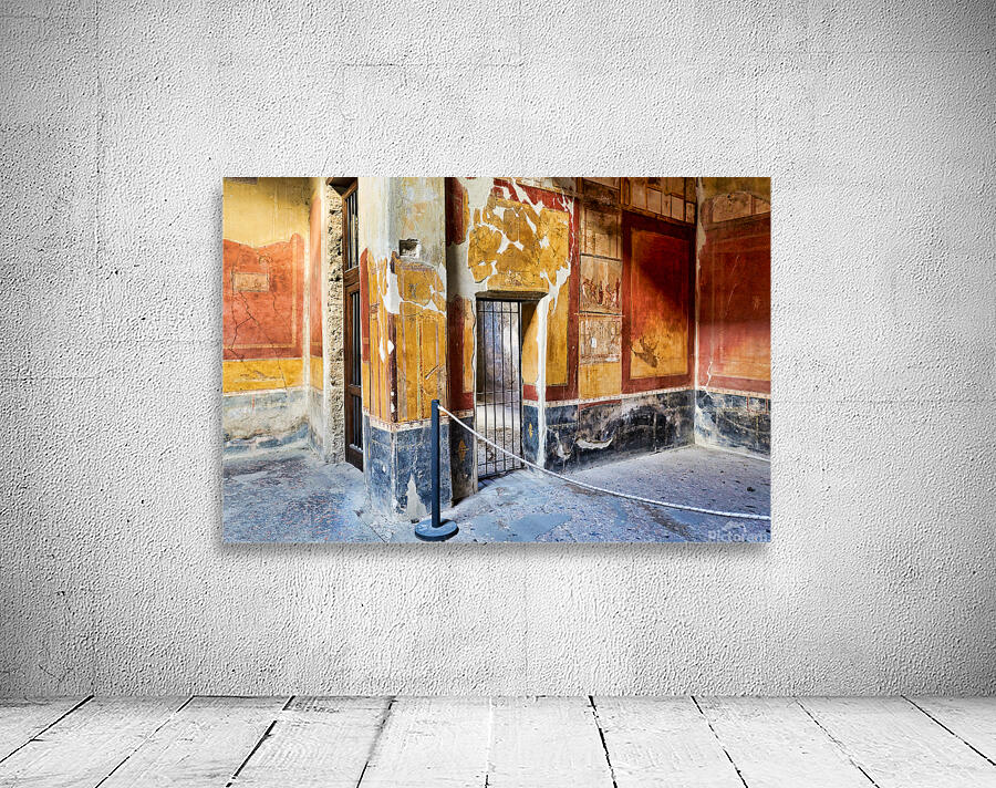 Exploring ancient walls in Pompeii Naples Campania Italy Wall Preview