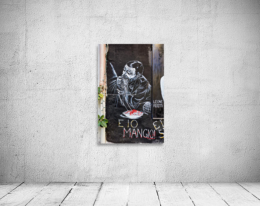 Graffiti of Neapolitan actor Toto in Quartieri Spagnoli Naples Wall Preview