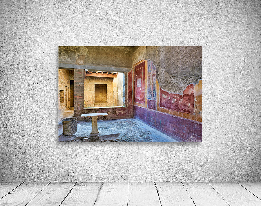 Exploring ancient Pompeii in Naples Campania Italy Wall Preview