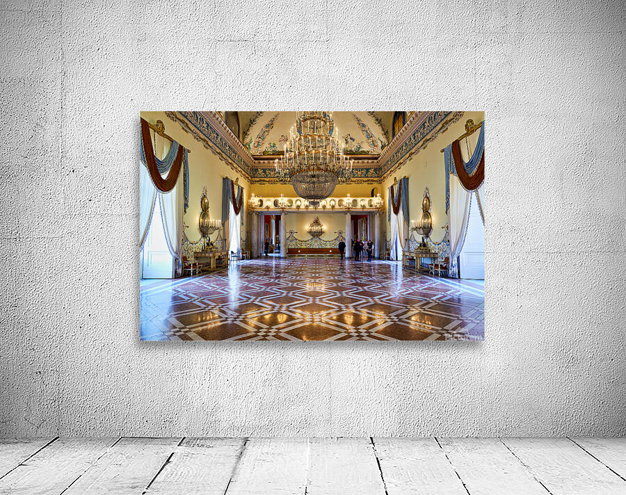Exploring the grand hall of Museo di Capodimonte in Naples Wall Preview