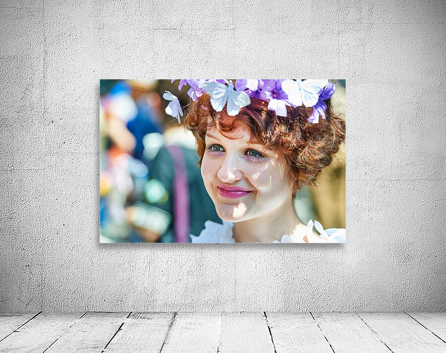 Easter parade in Manhattan with people celebrating and enjoying  Wall Preview