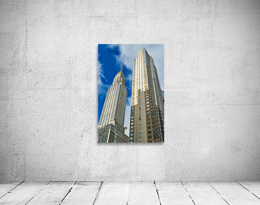 Chrysler Building stands tall among modern structures in Manhatt Wall Preview