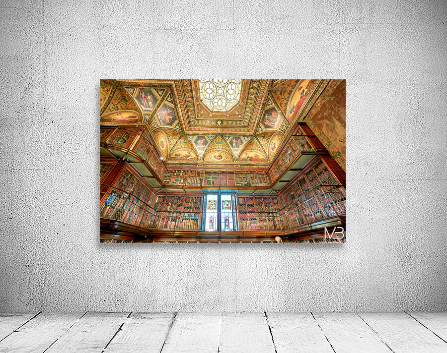 Visitors explore the Morgan Library and Museum in Manhattan New Wall Preview