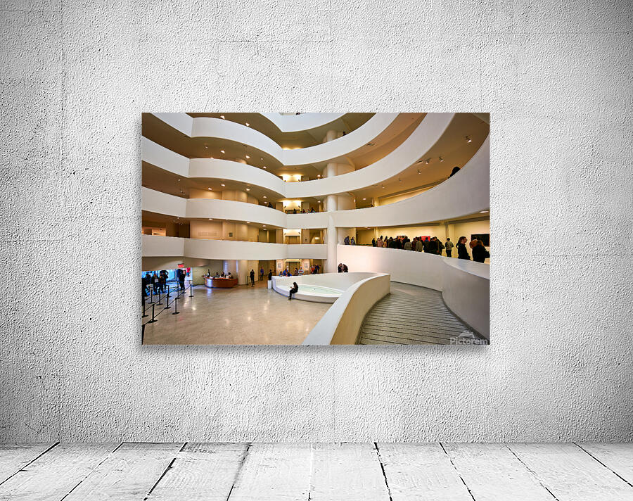 Visitors explore interior of Solomon R. Guggenheim Museum in New Wall Preview