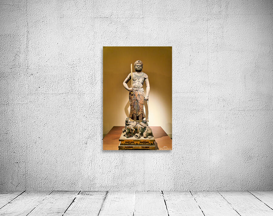 Statue of a warrior from Asia at the Metropolitan Museum of Art Wall Preview