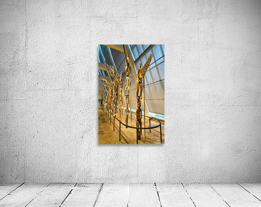 Oceanic art displayed at Metropolitan Museum of Art in New York Wall Preview