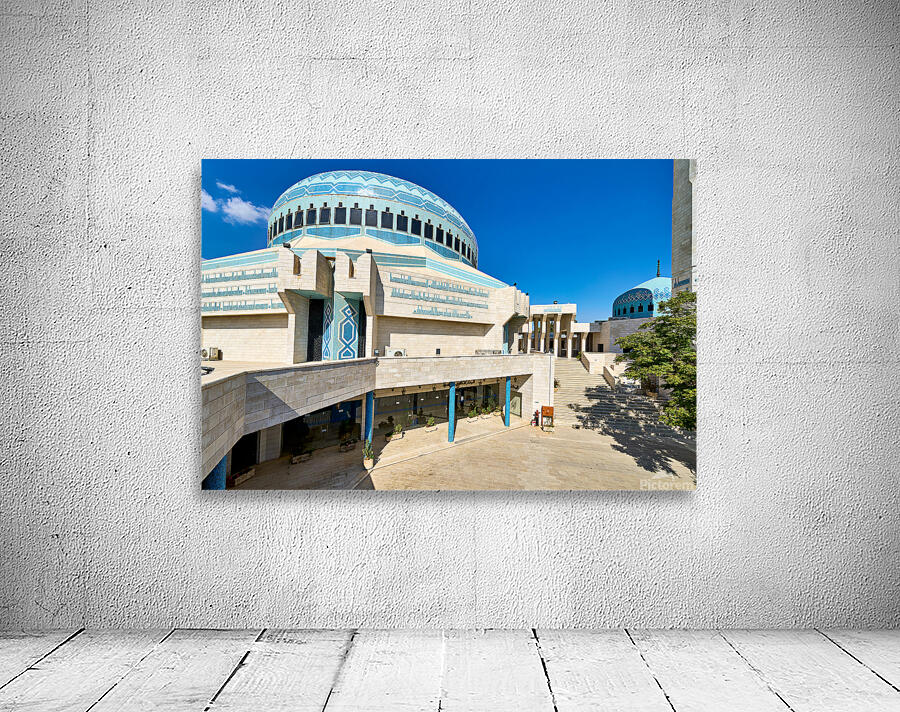 Discover King Abdullah Mosque in Amman Jordan during the day Wall Preview